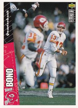 Steve Bono Kansas City Chiefs 1996 Upper Deck Collector's Choice NFL #212
